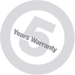 5 year warranty