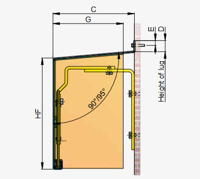 L shaped cover
