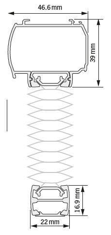 F touch dimensions