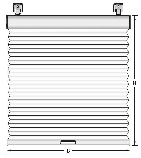 F touch freehanging honeycomb blind