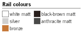 F2 freehanging blind colours