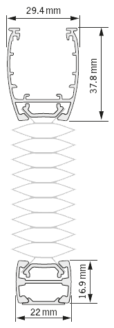 F4 freehanging dimensions