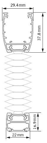 FE freehanging dimensions