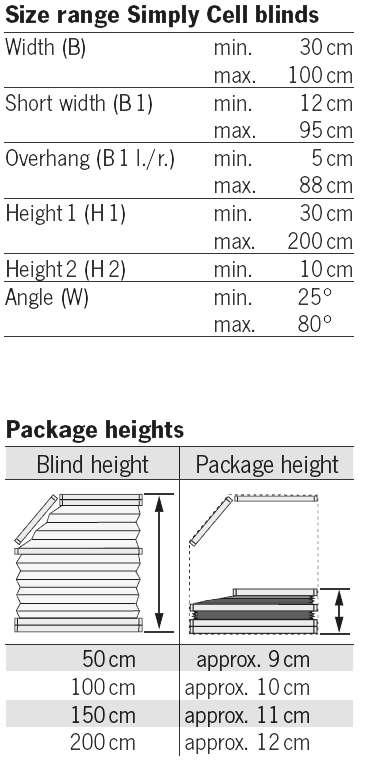 VS5SD size and height
