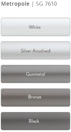 curtain rod standard colours