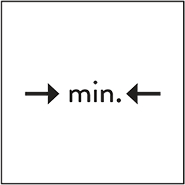 dimension min width