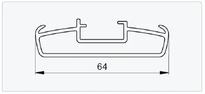 end rail aluflex 60 type 20