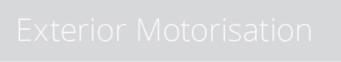exterior motorisation blinds and awnings