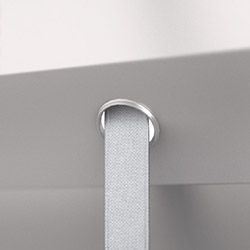 flanged guide holes