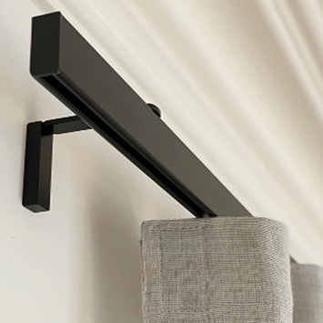 flat profile curtain rod