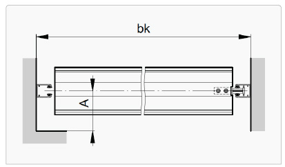 guide rail conventional horizontal