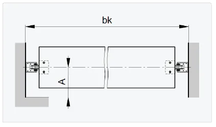 guide rail conventional horizontal