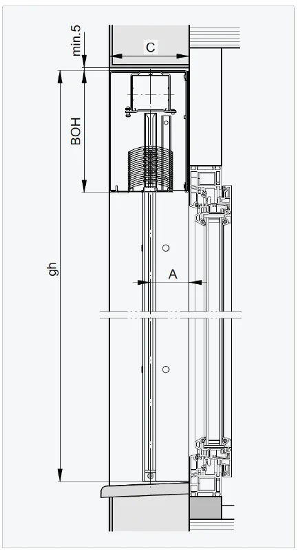 installation vertical 80 system