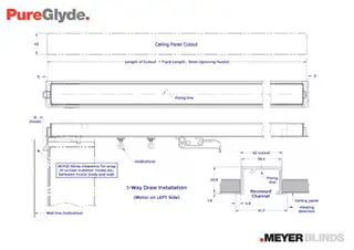 pureglyde fixing dimensions