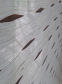 rustic weave blinds