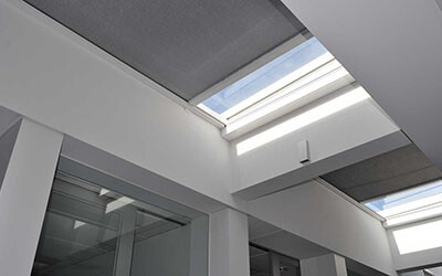 wintergarden skylight blinds