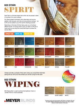 timber stains