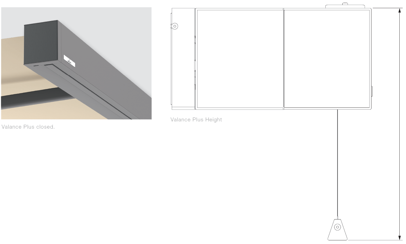 valance plus crank operation