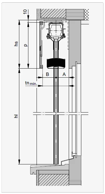 vertical cable guide fix L with cover