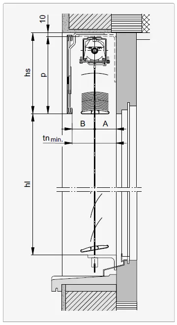 vertical cable guide with cover