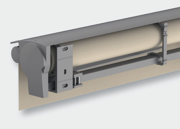 wall bracket with a roof