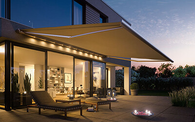 zenara Folding arm awnings